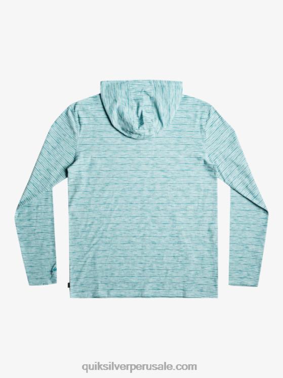 Quiksilver N8LNT1354 hombres kentin celestial camiseta de manga larga con capucha