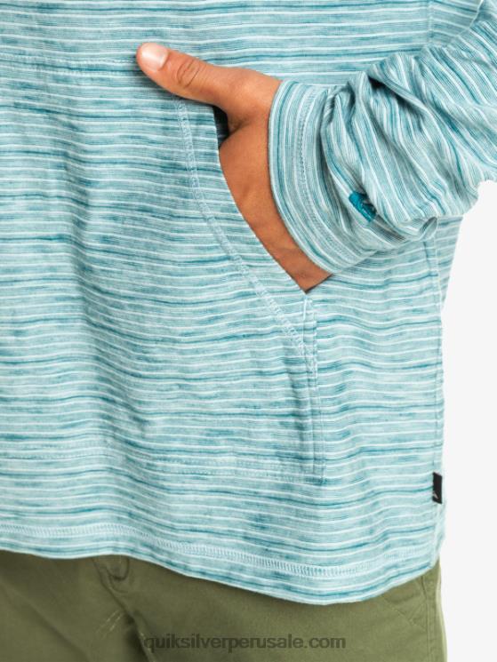 Quiksilver N8LNT1354 hombres kentin celestial camiseta de manga larga con capucha