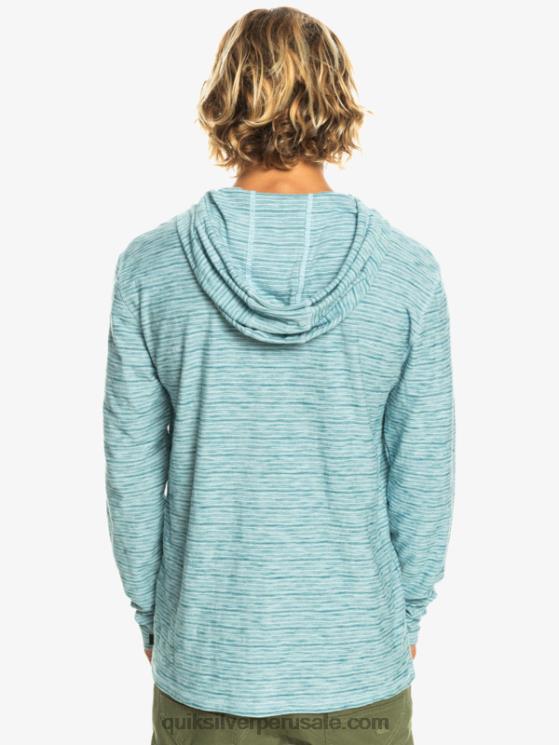 Quiksilver N8LNT1354 hombres kentin celestial camiseta de manga larga con capucha