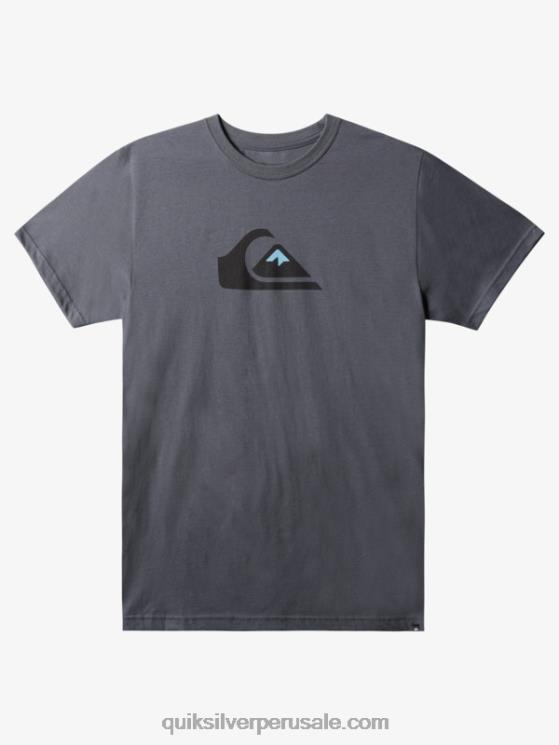 Quiksilver N8LNT1386 hombres puerta de Hierro camiseta con logo de comp