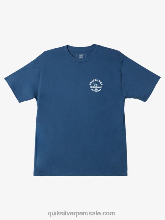 Quiksilver N8LNT1482 hombres alférez azul camiseta fuera de borda qs waterman