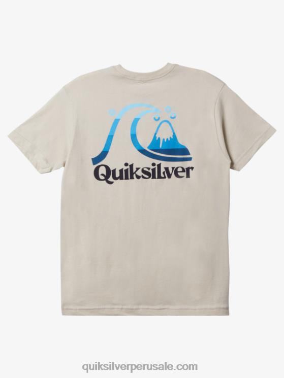 Quiksilver N8LNT1626 hombres abedul camiseta hora de la isla