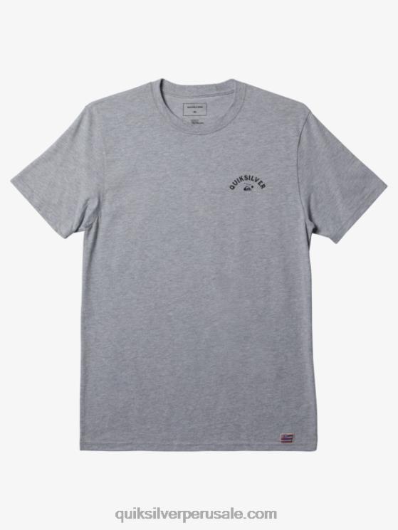 Quiksilver N8LNT163 hombres brezo atlético camiseta hawaii diente de afeitar