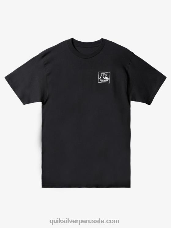 Quiksilver N8LNT1657 hombres negro natas acción ahora camiseta
