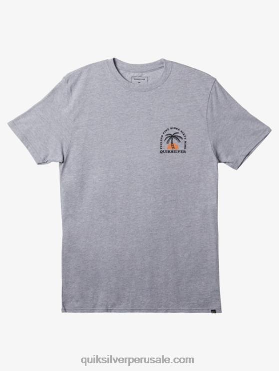Quiksilver N8LNT185 hombres brezo atlético la camiseta ondulada