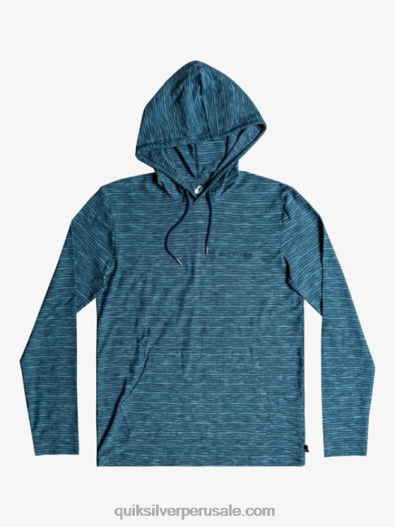 Quiksilver N8LNT1872 hombres insignia azul kentin sudadera con capucha