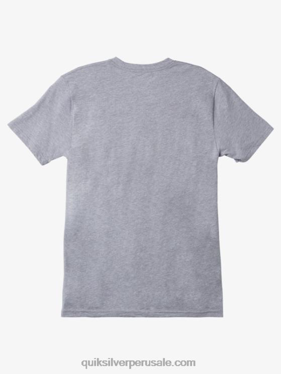Quiksilver N8LNT191 hombres brezo atlético camiseta con logo de comp
