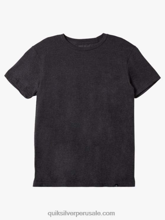 Quiksilver N8LNT270 hombres brezo gris medio camiseta con mod de flujo