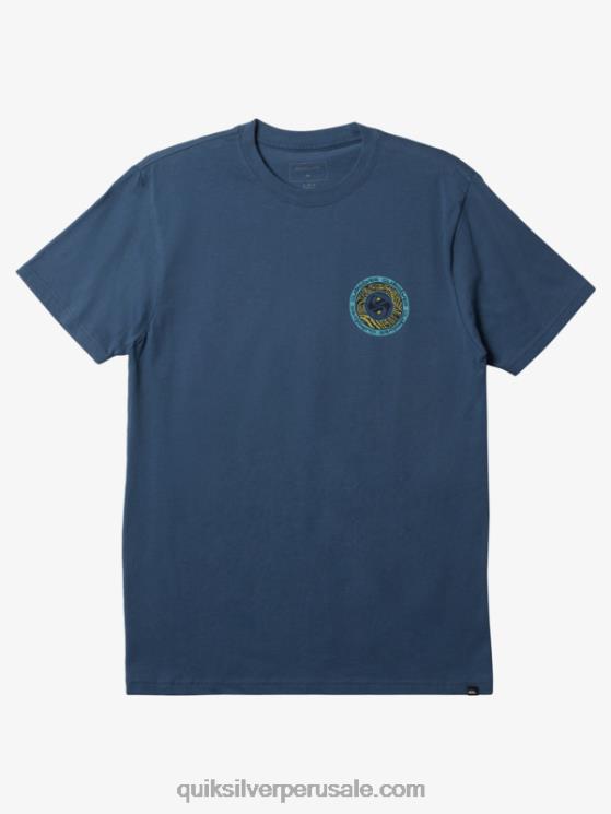 Quiksilver N8LNT307 hombres mar de bering camiseta con el final de los círculos