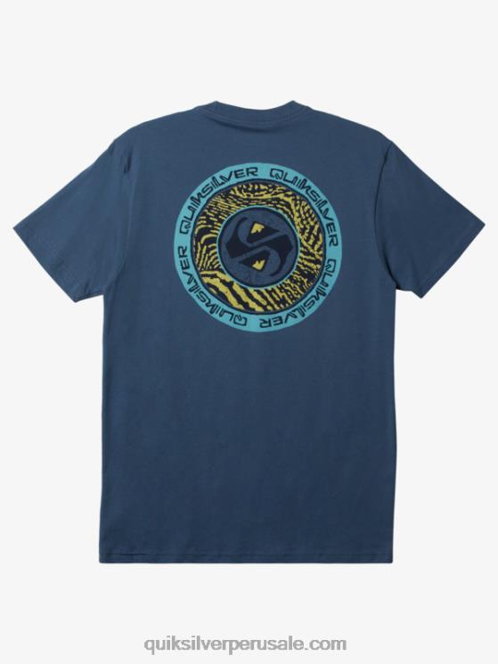 Quiksilver N8LNT307 hombres mar de bering camiseta con el final de los círculos