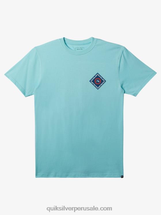 Quiksilver N8LNT393 hombres Angel Azul camiseta de visión clara