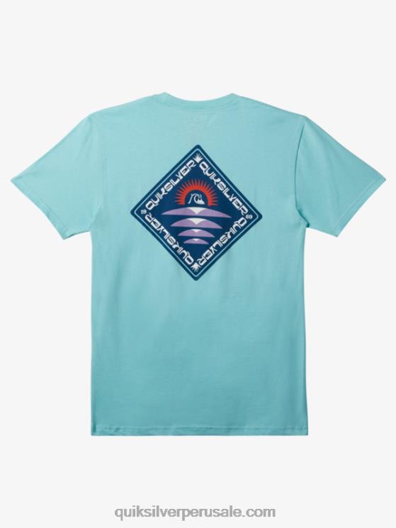 Quiksilver N8LNT393 hombres Angel Azul camiseta de visión clara