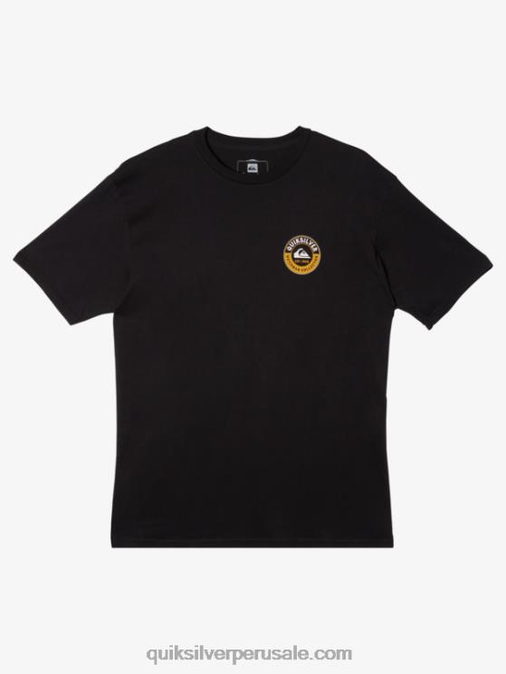 Quiksilver N8LNT40 hombres negro camiseta waterman tiburón marino