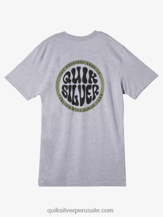 Quiksilver N8LNT48 hombres brezo atlético camiseta de tipo más audaz