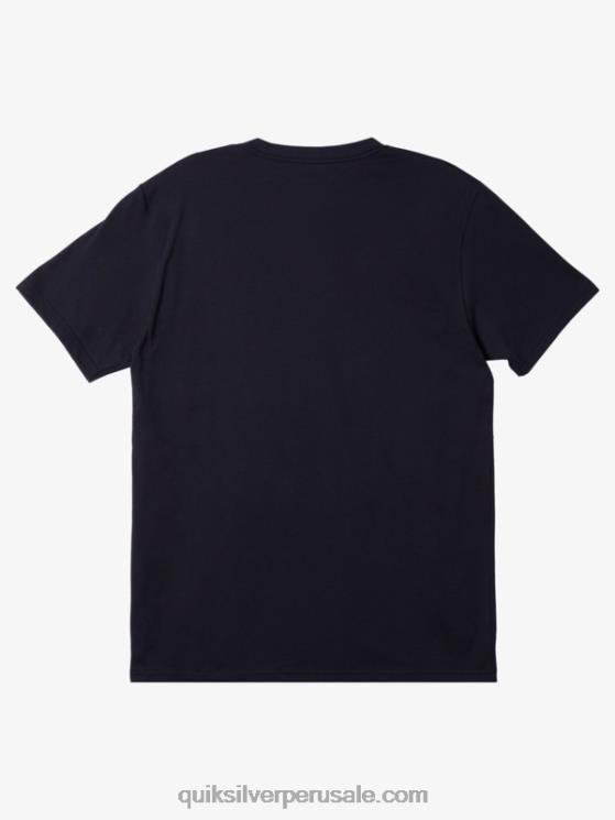 Quiksilver N8LNT508 hombres chaqueta azul marino camiseta a cuadros lluvia