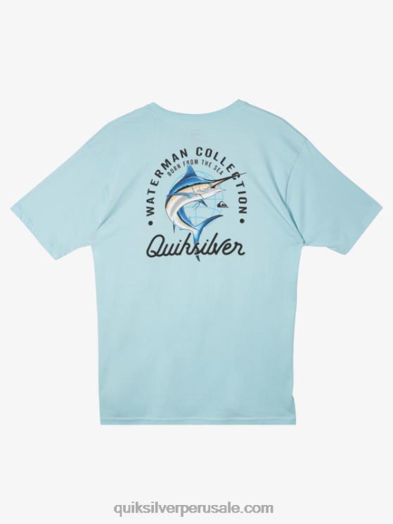 Quiksilver N8LNT51 hombres acuático camiseta waterman belleza en el mar