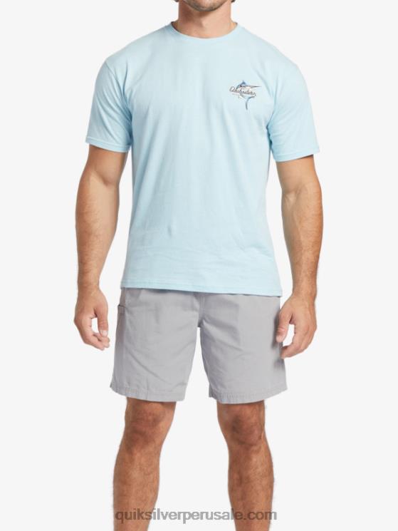 Quiksilver N8LNT51 hombres acuático camiseta waterman belleza en el mar