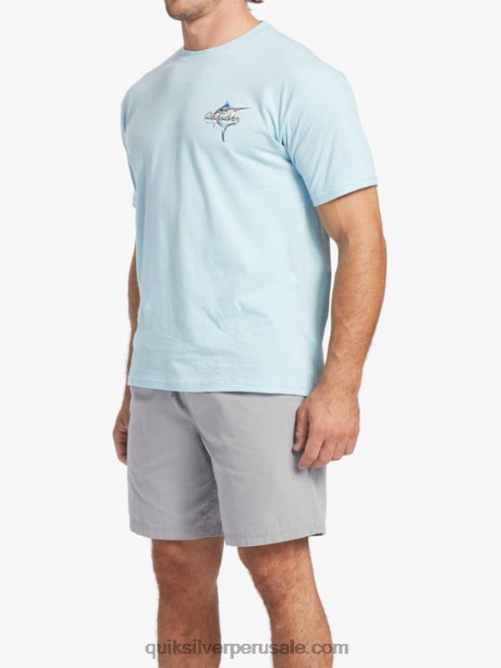 Quiksilver N8LNT51 hombres acuático camiseta waterman belleza en el mar