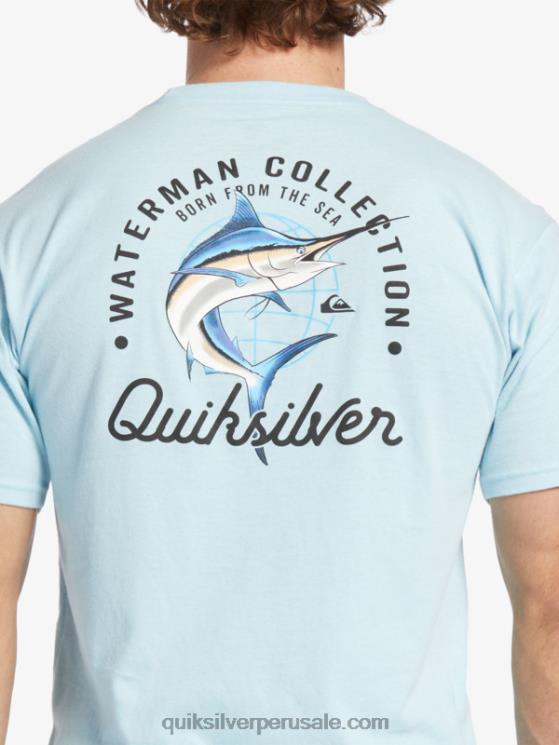 Quiksilver N8LNT51 hombres acuático camiseta waterman belleza en el mar