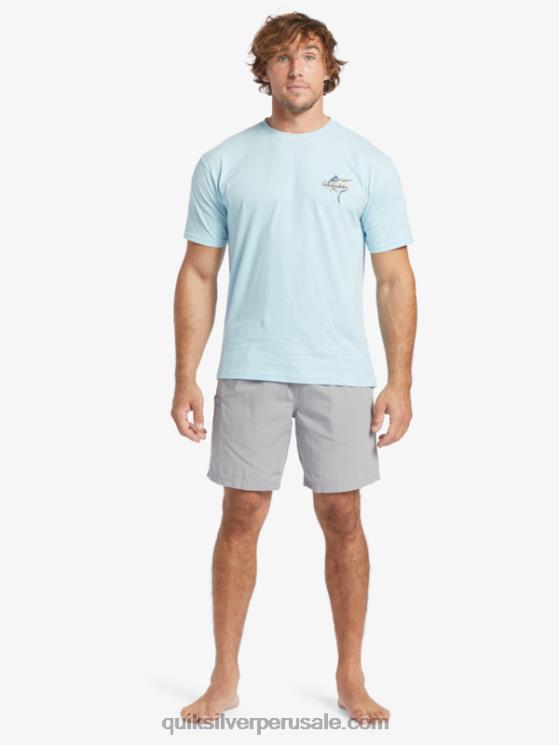 Quiksilver N8LNT51 hombres acuático camiseta waterman belleza en el mar