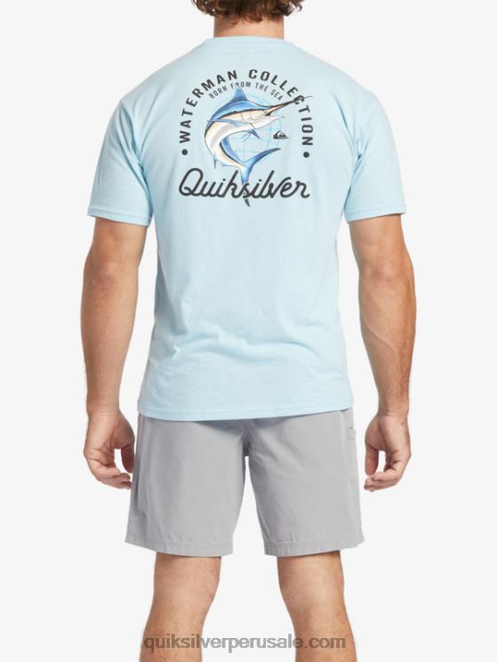 Quiksilver N8LNT51 hombres acuático camiseta waterman belleza en el mar