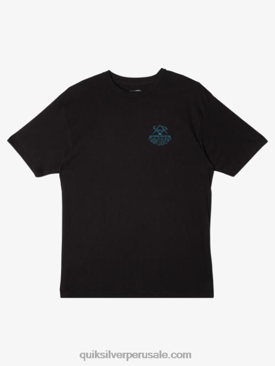 Quiksilver N8LNT56 hombres negro camiseta de vida al aire libre waterman