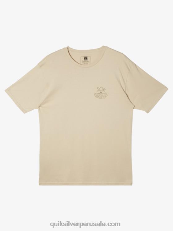 Quiksilver N8LNT57 hombres arroz integral camiseta de vida al aire libre waterman