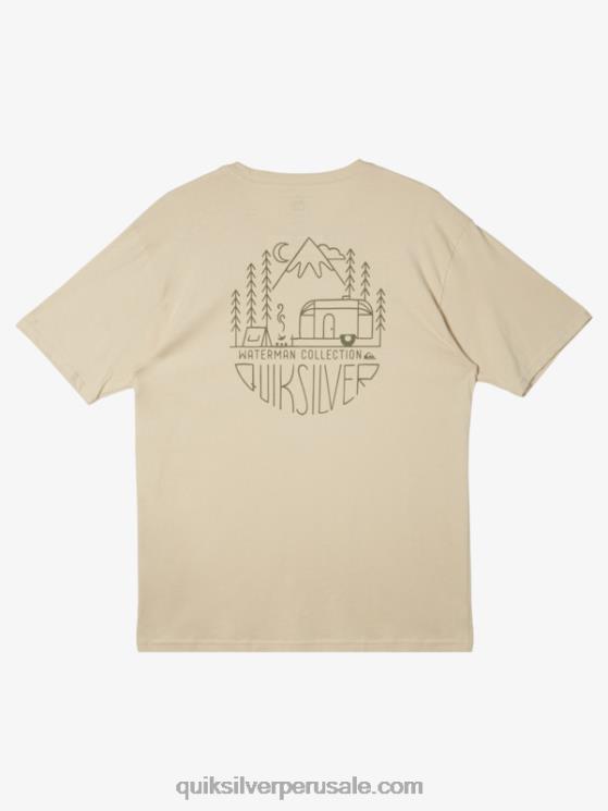 Quiksilver N8LNT57 hombres arroz integral camiseta de vida al aire libre waterman