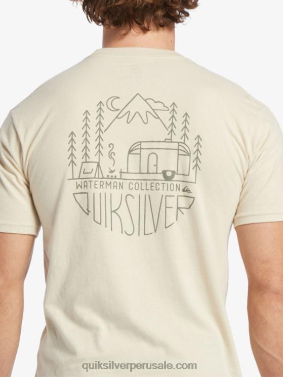 Quiksilver N8LNT57 hombres arroz integral camiseta de vida al aire libre waterman