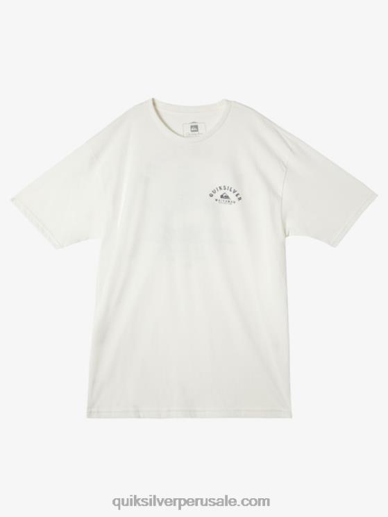 Quiksilver N8LNT60 hombres Blanco como la nieve waterman saliendo camiseta