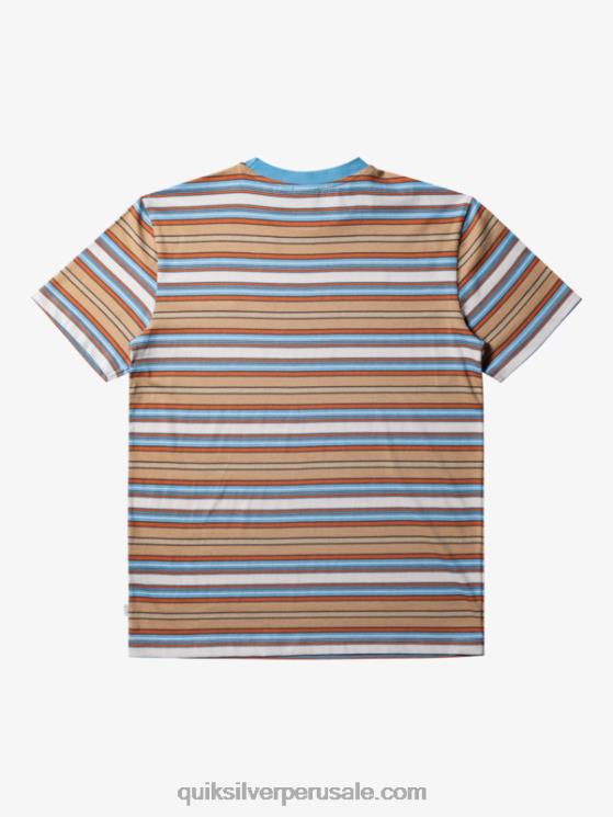 Quiksilver N8LNT631 hombres raya geller taos playera con rayas geller