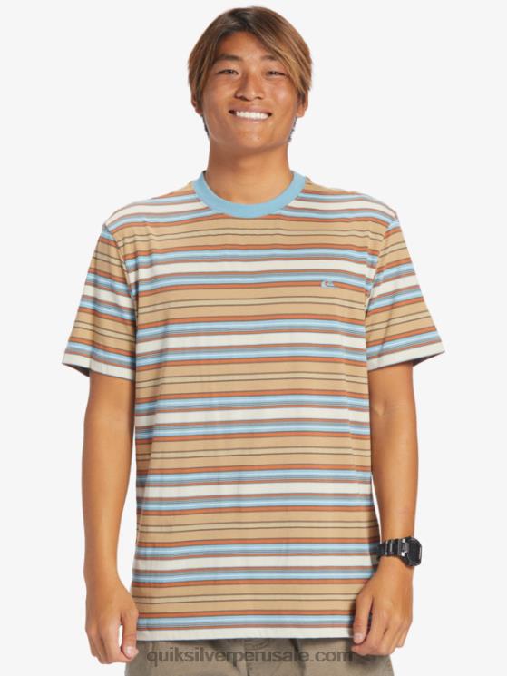 Quiksilver N8LNT631 hombres raya geller taos playera con rayas geller