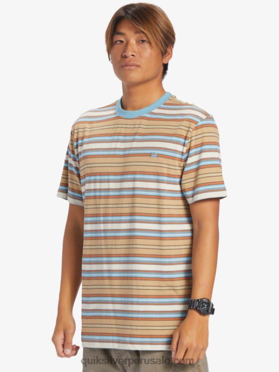 Quiksilver N8LNT631 hombres raya geller taos playera con rayas geller