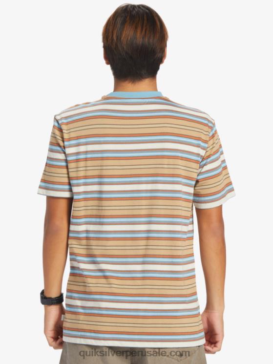 Quiksilver N8LNT631 hombres raya geller taos playera con rayas geller