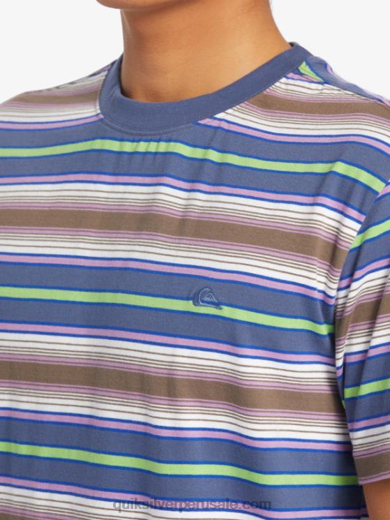 Quiksilver N8LNT632 hombres raya geller bering playera con rayas geller