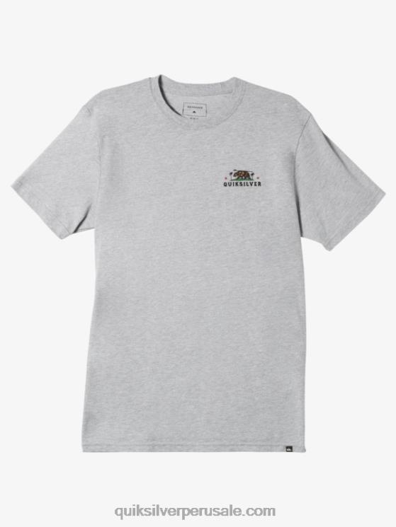 Quiksilver N8LNT723 hombres brezo atlético camiseta de la brigada local de california