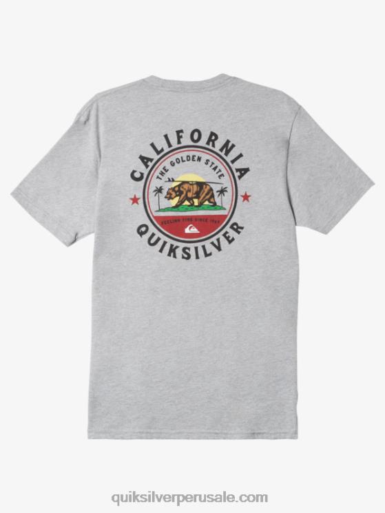 Quiksilver N8LNT723 hombres brezo atlético camiseta de la brigada local de california