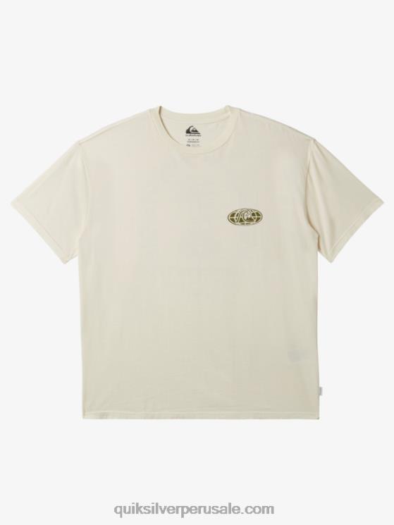 Quiksilver N8LNT741 hombres abedul camiseta mente clara