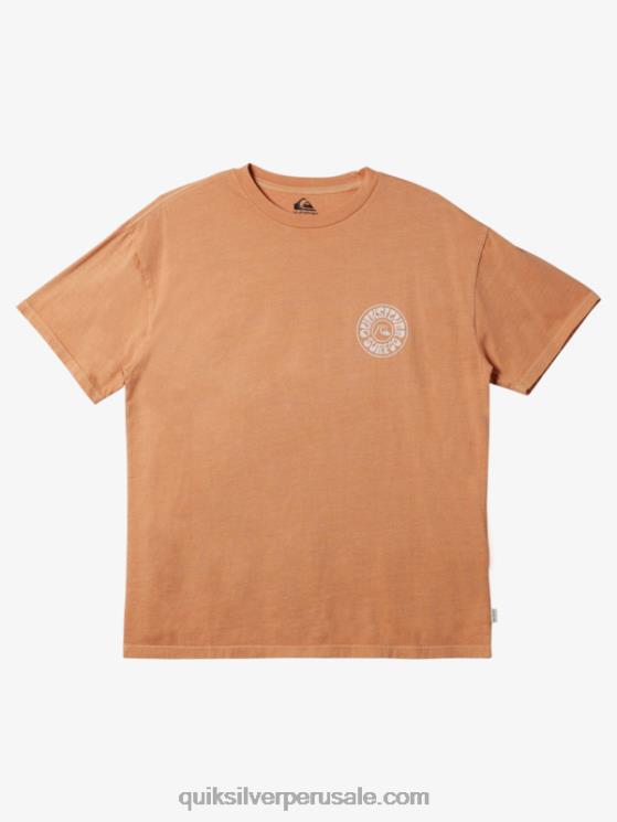 Quiksilver N8LNT753 hombres bronceado cobre camiseta de días más extraños