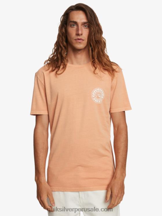 Quiksilver N8LNT753 hombres bronceado cobre camiseta de días más extraños