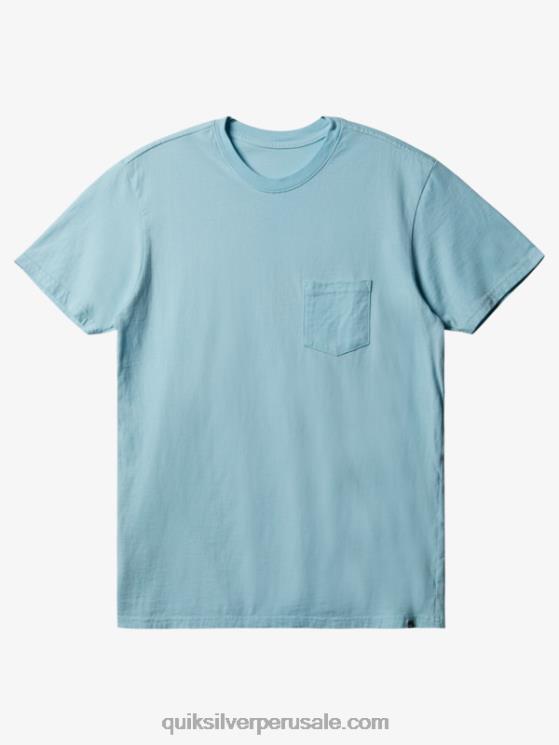 Quiksilver N8LNT897 hombres vaso de playa camiseta con bolsillo diario