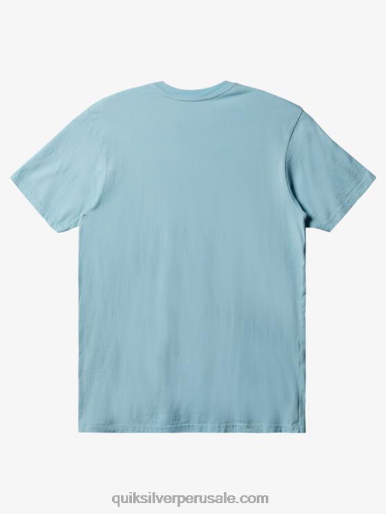 Quiksilver N8LNT897 hombres vaso de playa camiseta con bolsillo diario