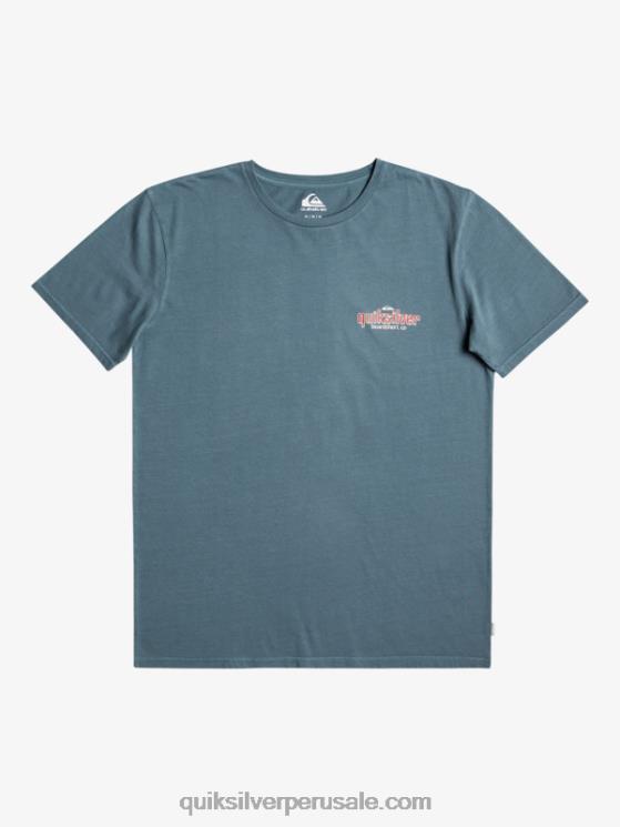Quiksilver N8LNT933 hombres mar de bering camiseta de palabras