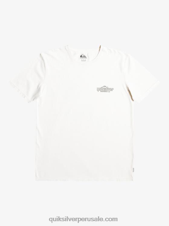 Quiksilver N8LNT934 hombres abedul camiseta de palabras