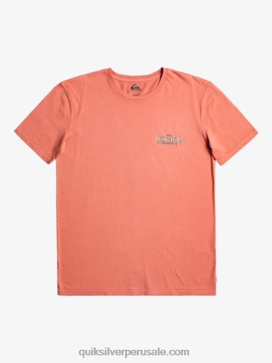 Quiksilver N8LNT935 hombres Marsala camiseta de palabras