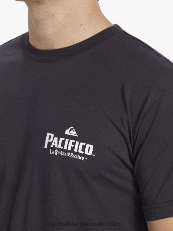 Quiksilver x Pacifico N8LNT10 hombres pista camiseta de vibraciones escénicas