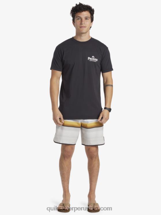 Quiksilver x Pacifico N8LNT10 hombres pista camiseta de vibraciones escénicas