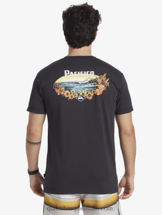 Quiksilver x Pacifico N8LNT10 hombres pista camiseta de vibraciones escénicas