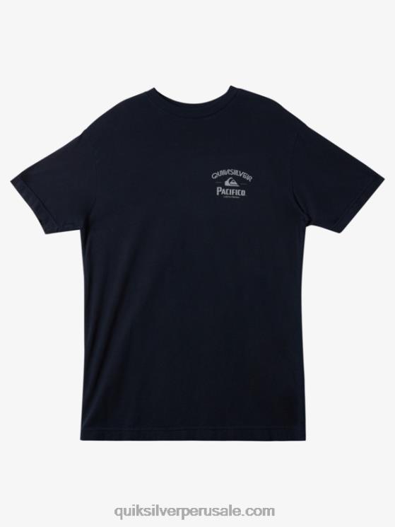 Quiksilver x Pacifico N8LNT1 hombres chaqueta azul marino camiseta de encierro