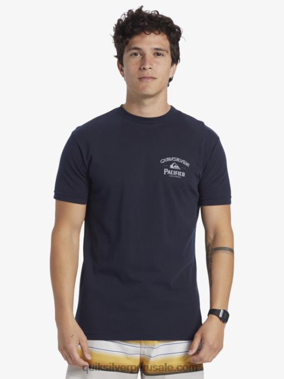 Quiksilver x Pacifico N8LNT1 hombres chaqueta azul marino camiseta de encierro